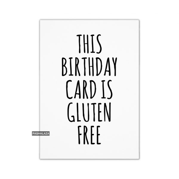 Gluten Free