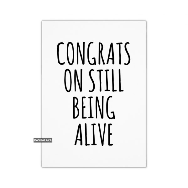 Being Alive