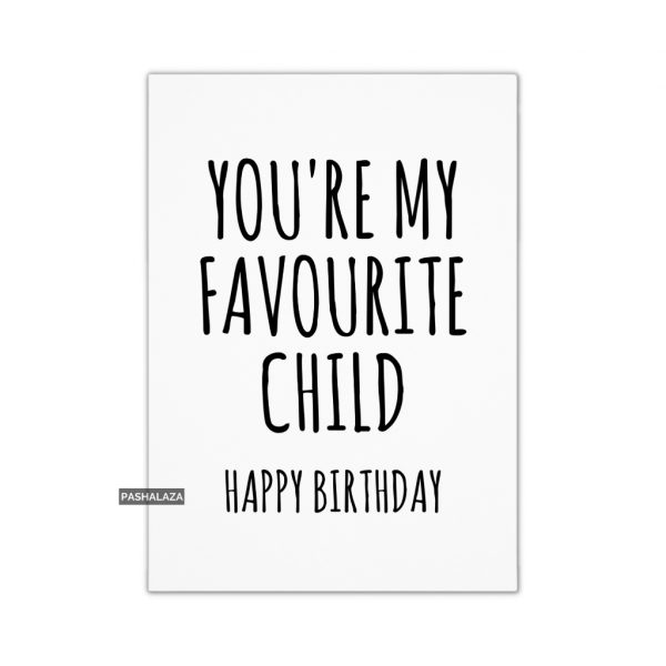 My Favourite Child