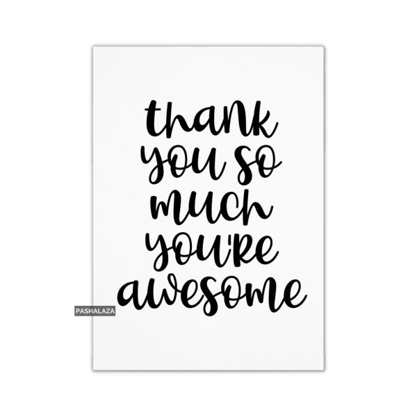 You're Awesome