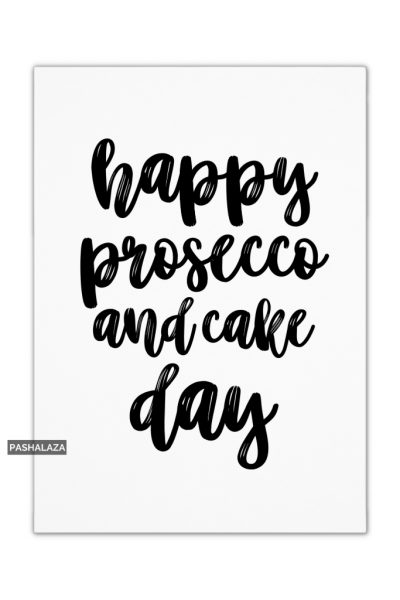 Prosecco & Cake