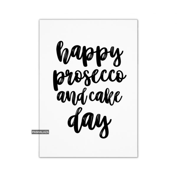Prosecco & Cake