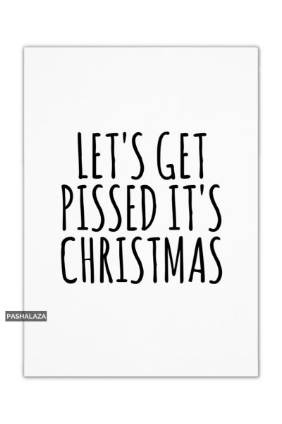 funny alcohol-themed Christmas card