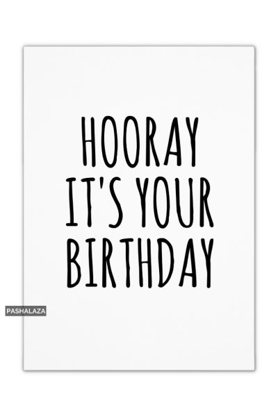 Hooray Birthday