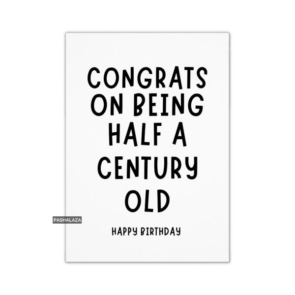 Congrats On Being