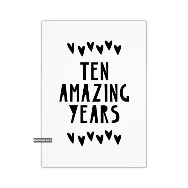 10 Amazing Years
