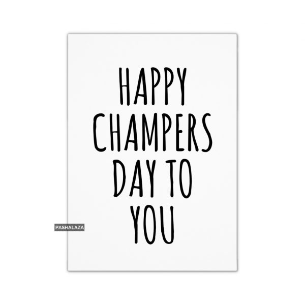 Champers Day
