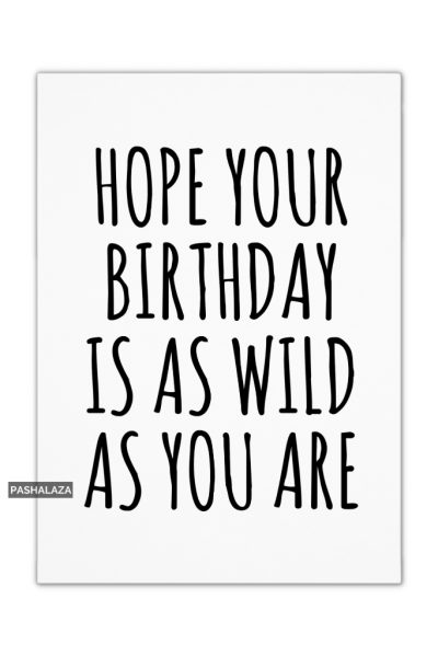 As Wild