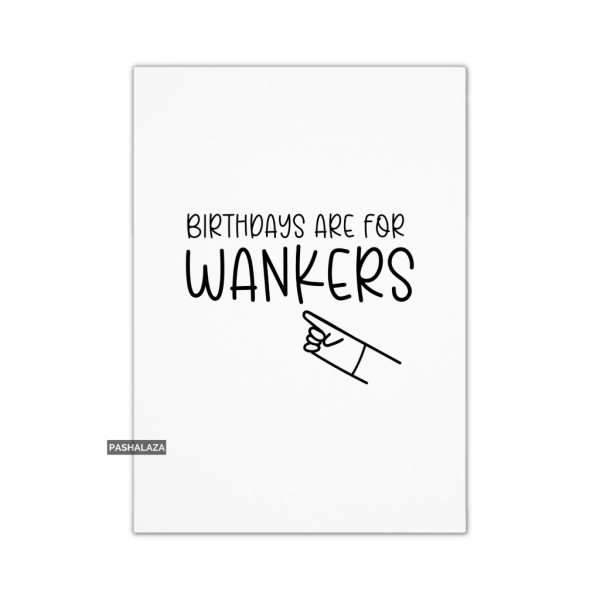 For Wankers