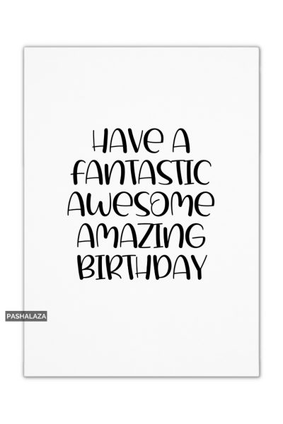 Amazing Birthday