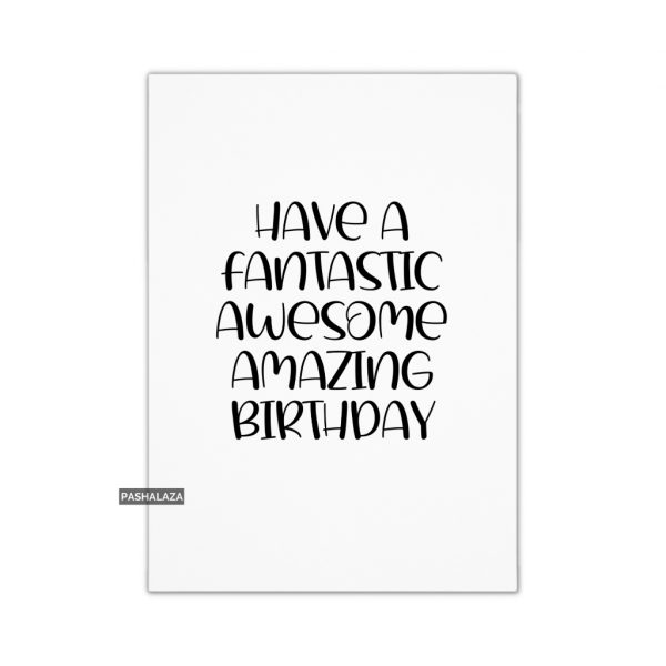 Amazing Birthday