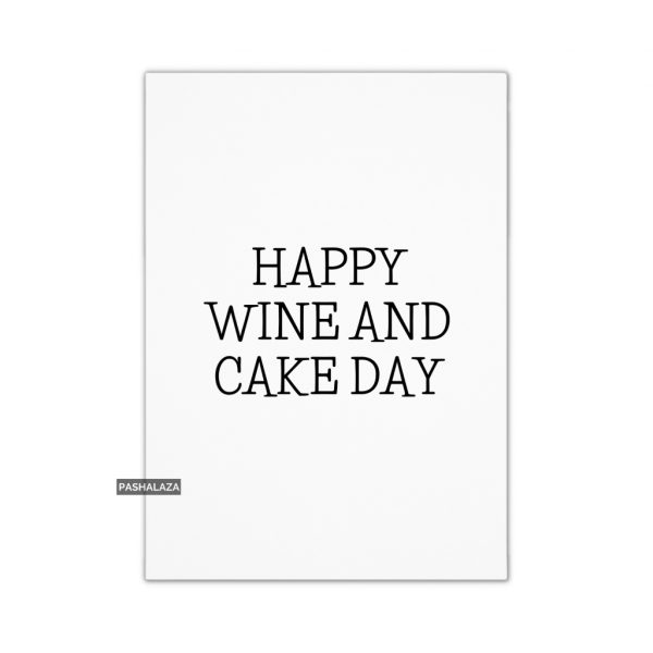 Wine & Cake