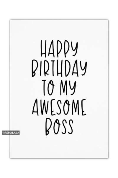 Awesome Boss