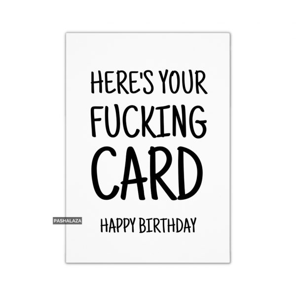 Fucking Card