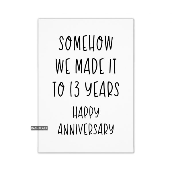 Somehow 13