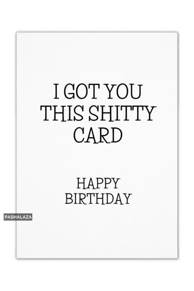 Shitty Card