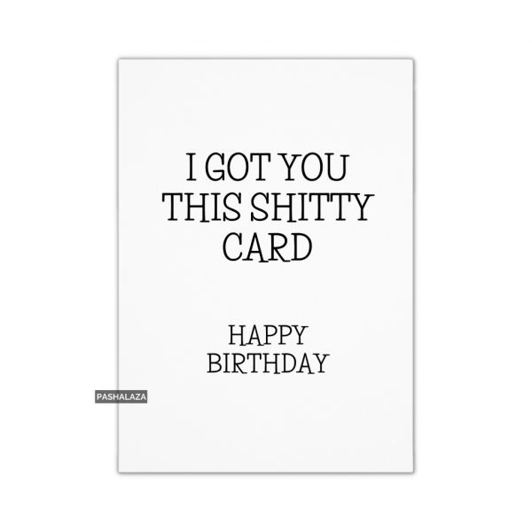 Shitty Card