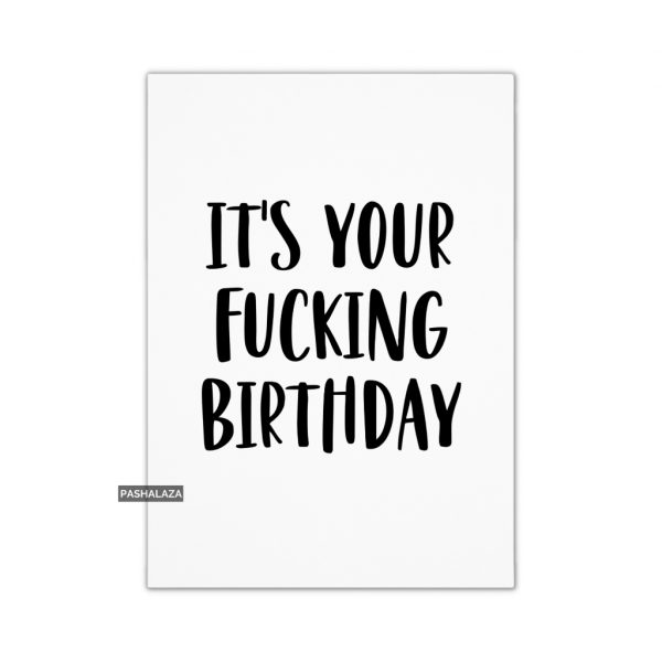 Fucking Birthday