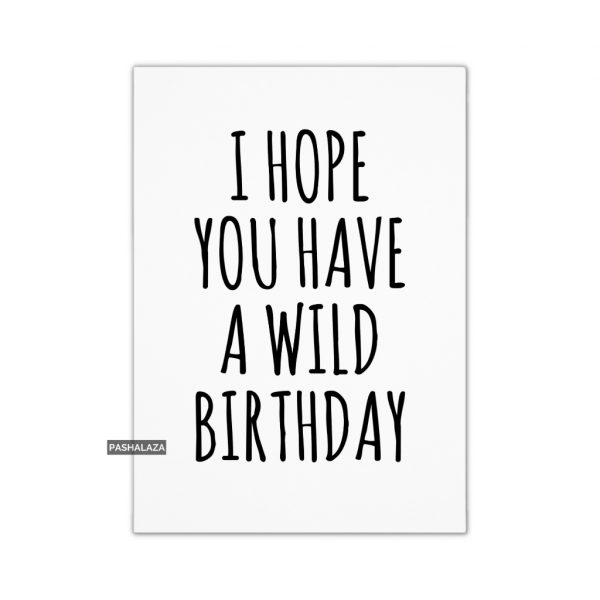 Wild Birthday