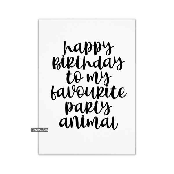 Party Animal