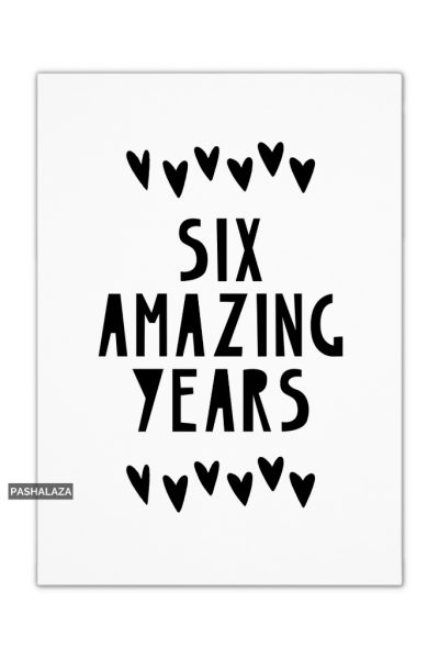 6 Amazing Years
