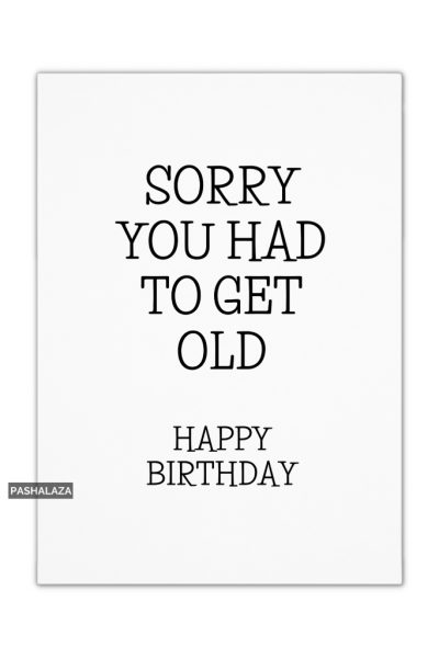 Get Old