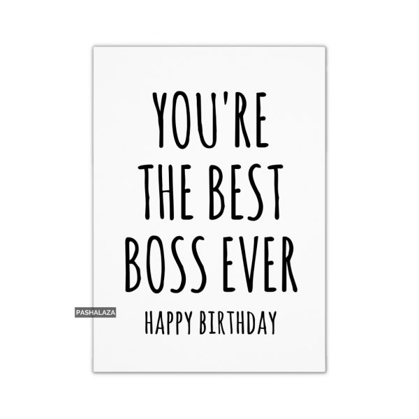 Best Boss