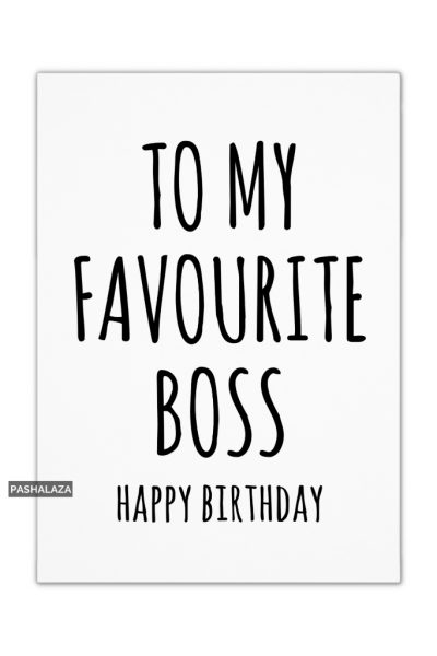 Favourite Boss