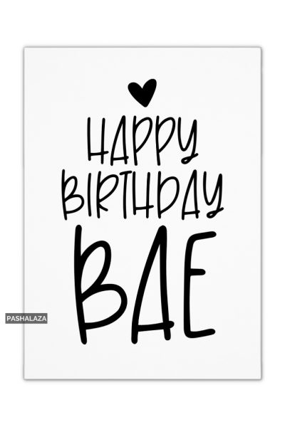 Birthday BAE
