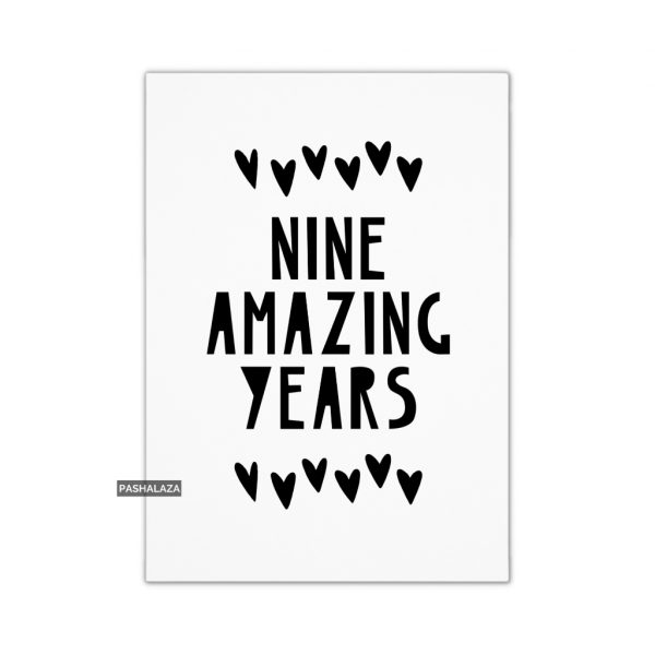 9 Amazing Years