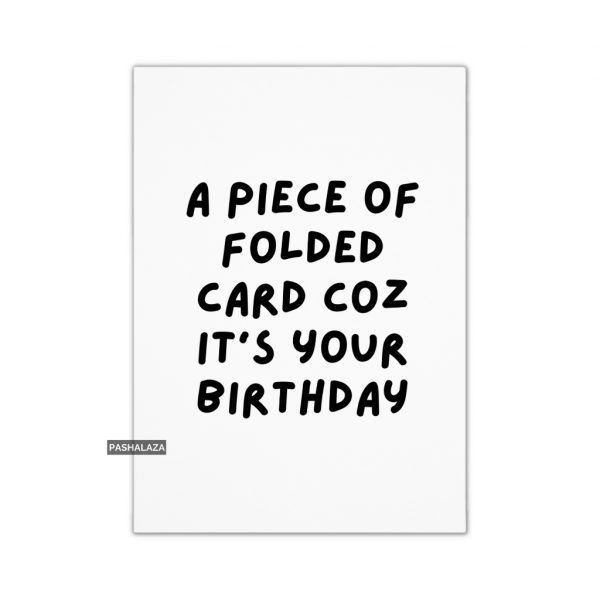Folded Card