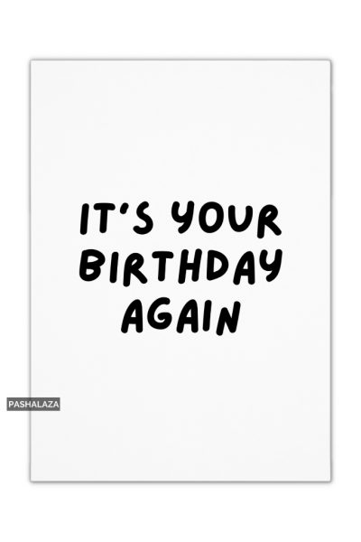 Birthday Again