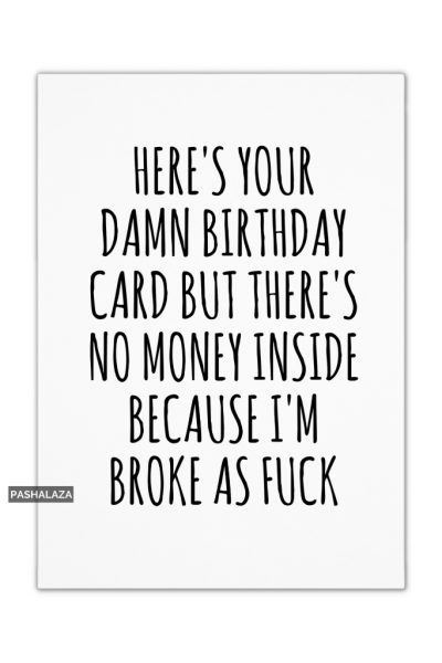 Broke As Fuck