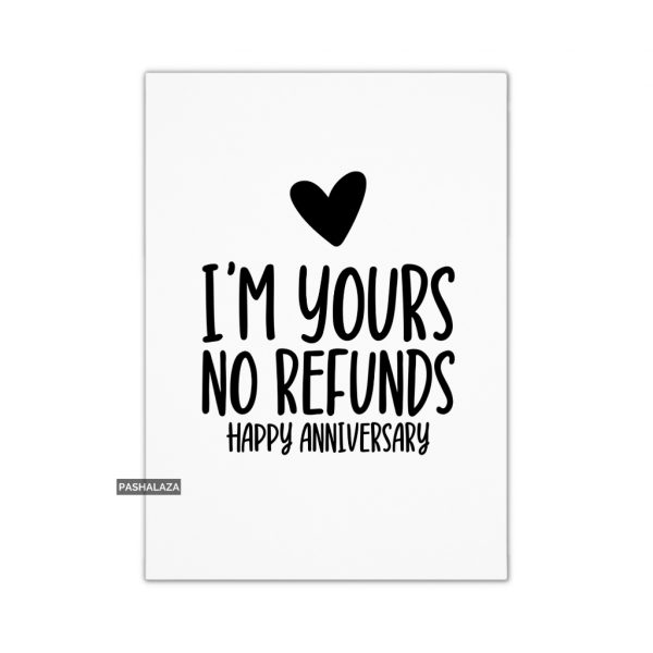 No Refunds