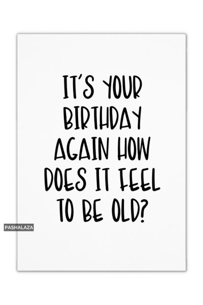 To Be Old