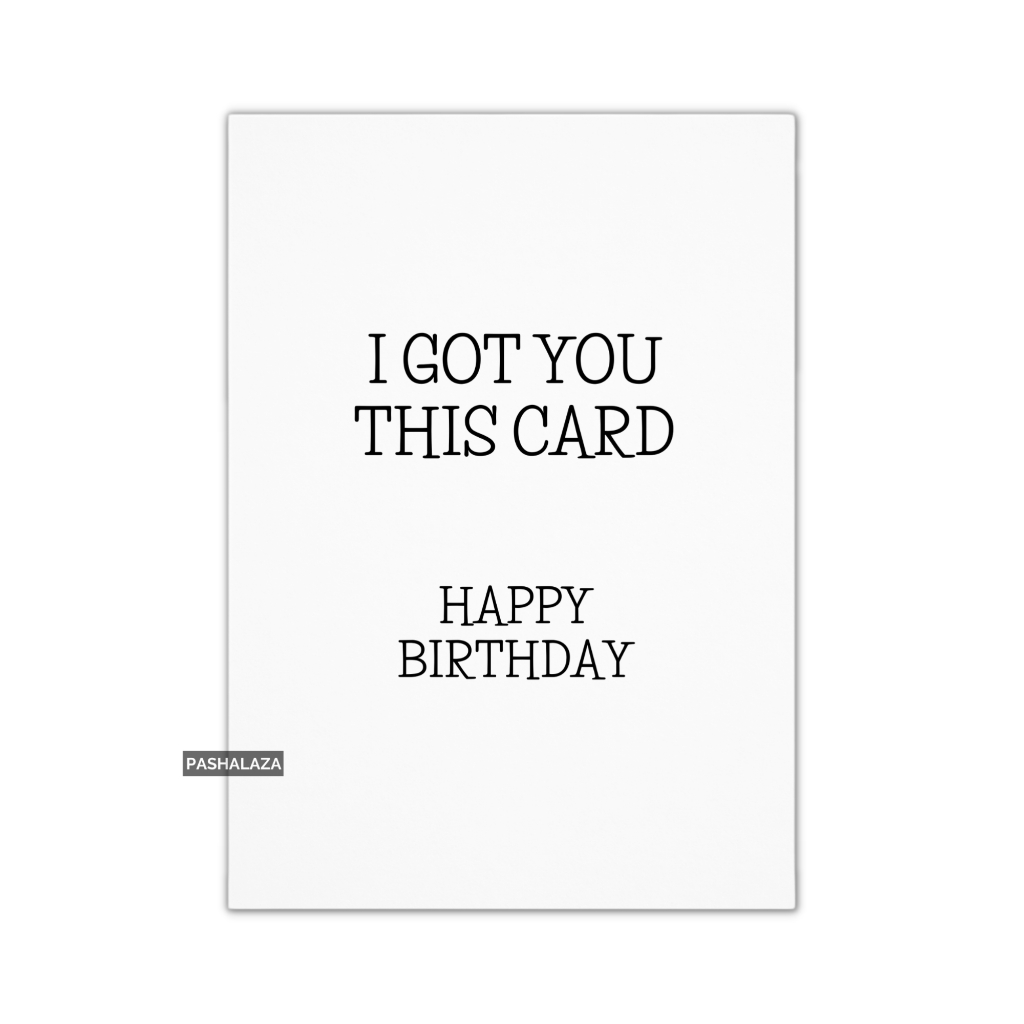 Got You This