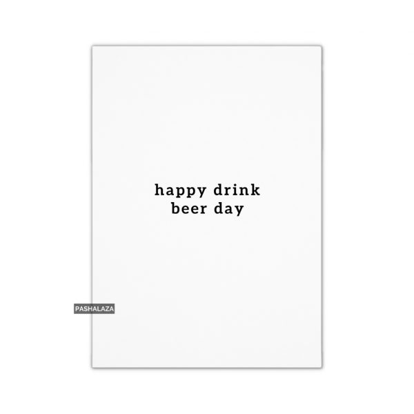 Drink Beer Day