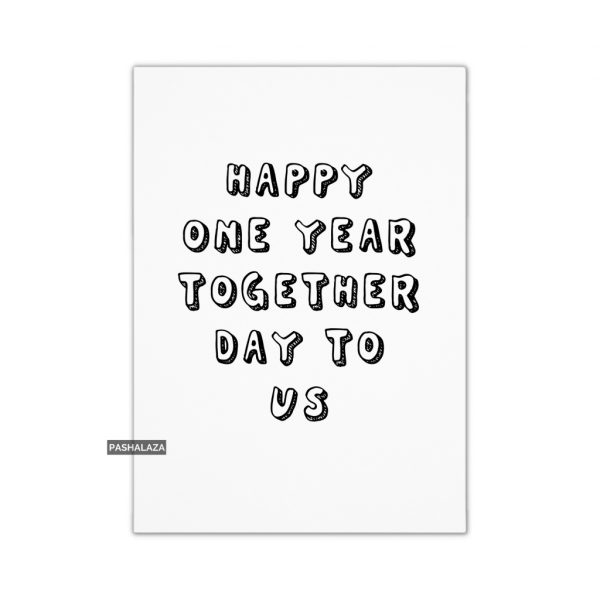 Happy One Year