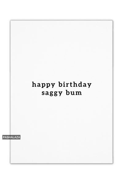 Saggy Bum