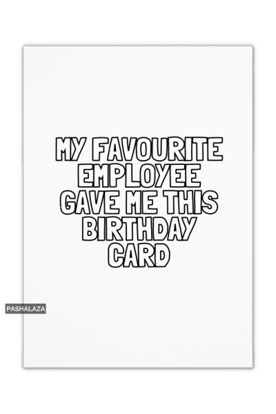 Favourite Employee