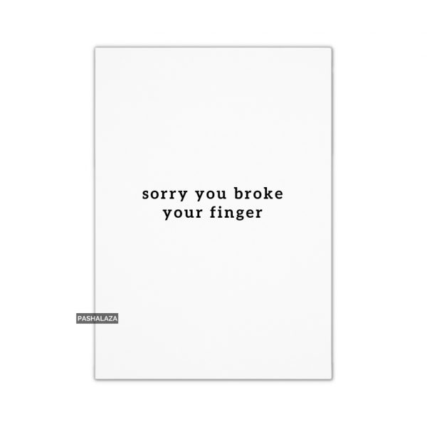 Broke Finger