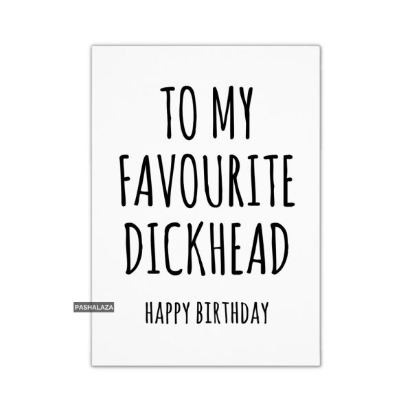 Favourite Dickhead