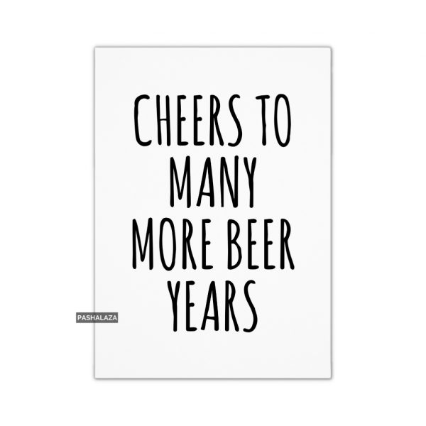 Beer Years