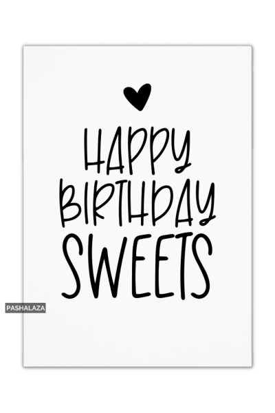 Birthday Sweets