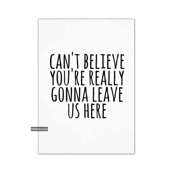 Leave Us Here