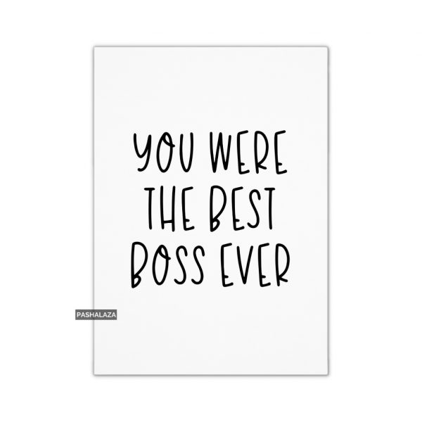 Best Boss