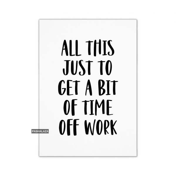 Time Off Work