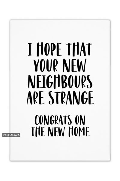Strange Neighbours