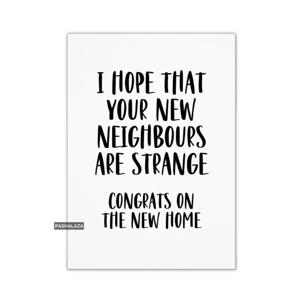 Strange Neighbours