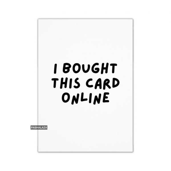 Bought Online